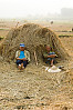 Hay Stack With A Pipe