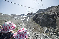Downloading On Chairlift