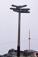 Sign At Top Of Whistler Peak