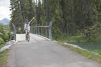 High Five Over Bridge