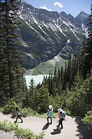 Side View Of Lake Louise