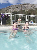 Soaking At Miette Hot Spring