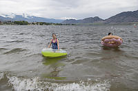 Floaties In Swim Area