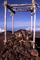 Offerings on Top of Mauna Kea