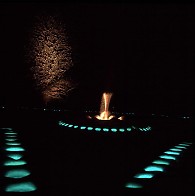 Fountain In Snow