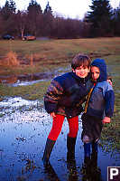 Standing In A Puddle