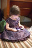 Claira Sitting With Dress On