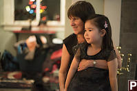 Nara And Grandma Looking At Christmas Tree