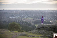 Nara On ARock Outcropping