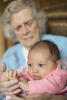 Arabella Holding Great Grandmas Finger