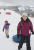 Helen And Nara Smiling At End Of Slide