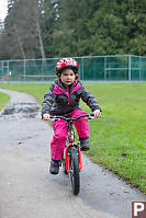 Nara On Her Bike