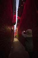 Nara Taking Photos In Fan Tan Alley