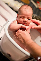 Claira In The Bath Bucket