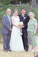 Grandparents And Bride And Groom