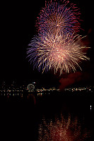 Fireworks Over False Creek (Science World)