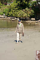 Andrea Walking On Beach