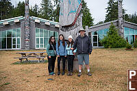 Family In Front Of Museum