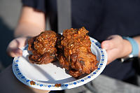 Pakoras With Chutneys