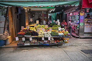 Tidy Vegetable Stall