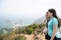 Nara And Claira With Shek O Below