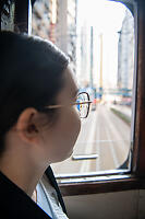 Riding Tram Through Naras Glasses