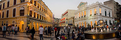 Street At Sunset