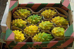 Box Of Yellow Dragon Fruit