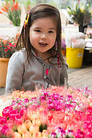 Nara At The Flower Market