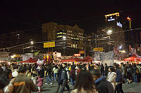 New Years Market At Night