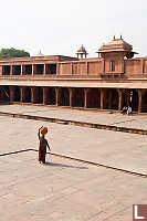 Woman Walking With Jug On Head