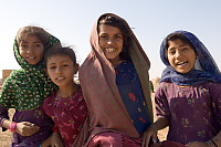 Girls In Muslim Village