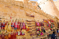 Puppets On Wall Of Fort