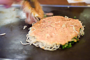 Flipping Okonomiyaki