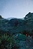 Lakeside Tents At Night