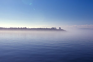 Foggy Point At Sydney Island