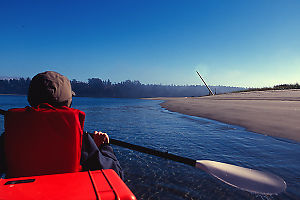 Kayaking Off Beach