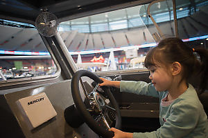 Claira Steering The Boat