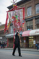 Flag Bearer Walking