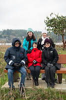 Sitting On Bench In Cold
