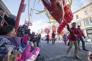 Balloon Dragon Comes To Visit