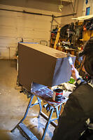 Claira Painting Owl Box