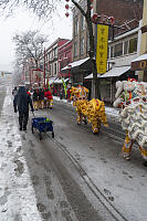 Walking To Start Of Parade