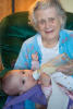 Great Grandma Feeding Claira