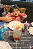 Abby Eating Lunch