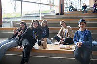 Lunch On Amphitheater Steps