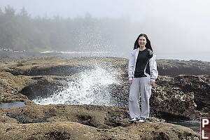 Nara With Crashing Wave