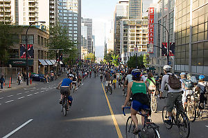 Burrard Street Blocked Both Ways