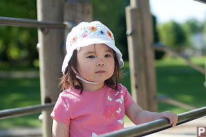 Nara Running At The Playground