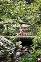 Claira Standing On Bridge By Herself